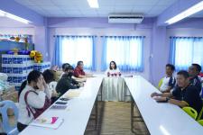 ปลัดเทศบาลนครแม่สอด นำทีมลงพื้นที่นิเทศโรงเรียนกีฬาเทศบาลนครแม่สอด