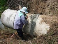 งานโยธา กองช่าง ได้ดำเนินการขยายปากทางฯ