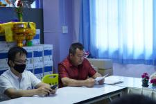 ปลัดเทศบาลนครแม่สอด นำทีมลงพื้นที่นิเทศโรงเรียนกีฬาเทศบาลนครแม่สอด