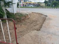 งานโยธา กองช่าง ได้ดำเนินการขยายปากทางฯ