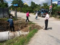 งานโยธา กองช่าง ได้ดำเนินการขยายปากทางฯ