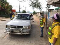 กองสวัสดิการสังคม ร่วมกับงานป้องกันและบรรเทาสาธารณภัย อสม.ชุมชน ร่วมปฏิบัติการตั้งด่าน จุดสกัด คัดกรอง การแพร่ระบาดของเชื้อไวรัส COVID 19