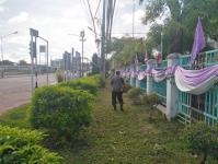 งานสวนสาธารณะ กองช่าง ปรับปรุงพัฒนาภูมิทัศน์ในพื้นที่เขต ทน.แม่สอด