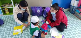 คลินิกชุมชนอบอุ่นออกตรวจสุขภาพเด็กปฐมวัย ในศูนย์พัฒนาเด็กเล็กมัสยิดนูรุลอิสลาม