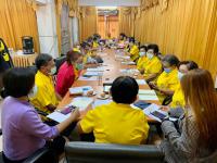 เข้าร่วมประชุมแนวทางการดำเนินงานชมรมผู้สูงอายุเทศบาลนครแม่สอด ร่วมกับประธานชมรมฯคณะกรรมการฯ และหัวหน้ากลุ่มผู้สูงอายุทั้ง20ชุมชน 
