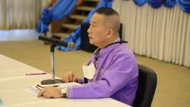 การประชุมเพื่อซักซ้อมการดำเนินพิธีการวางศิลาฤกษ์ศาลสมเด็จพระนเรศวรและศาลหลักเมืองแม่สอด 