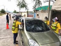 กองสวัสดิการสังคม ร่วมกับงานป้องกันและบรรเทาสาธารณภัย อสม.ชุมชน ร่วมปฏิบัติการตั้งด่าน จุดสกัด คัดกรอง การแพร่ระบาดของเชื้อไวรัส COVID 19