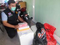 เจ้าหน้าที่คลินิกชุมชนอบอุ่นเทศบาลนครแม่สอด ออกติดตามกลุ่มเสี่ยงสัมผัสผู้ป่วยติดเชื้อไวรัสโคโรนา 2019 (COVID-19)ในเขตเทศบาลนครแม่สอด