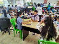 คลินิกชุมชนอบอุ่นฯ ออกให้บริการตรวจสุขภาพเด็กนักเรียนโรงเรียนเทศบาลวัดบุญญาวาส