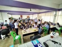 คลินิกชุมชนอบอุ่นฯ ออกให้บริการตรวจสุขภาพเด็กนักเรียนโรงเรียนเทศบาลวัดบุญญาวาส