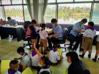 คลินิกชุมชนอบอุ่นฯ ออกให้บริการตรวจสุขภาพเด็กนักเรียนโรงเรียนเทศบาลวัดบุญญาวาส