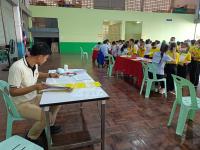 คลินิกชุมชนอบอุ่นฯ ออกให้บริการตรวจสุขภาพเด็กนักเรียนโรงเรียนเทศบาลวัดมณีไพรสณฑ์