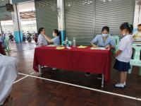 คลินิกชุมชนอบอุ่นฯ ออกให้บริการตรวจสุขภาพเด็กนักเรียนโรงเรียนเทศบาลวัดมณีไพรสณฑ์