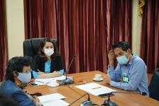 ประชุมพนักงานจ้างกองการศึกษา และพนักงานจ้างสถานศึกษาในสังกัดกองการศึกษา เทศบาลนครแม่สอด