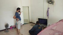 กองวิชาการและแผนงาน ดำเนินการซ่อมแซมเคเบิ้ลทีวีเพื่อการศึกษาเทศบาลนครแม่สอดในเขตเทศบาล