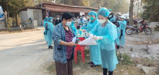 คลินิกชุมชนอบอุ่นฯ ร่วมดำเนินการค้นหาผู้ป่วย(โควิด-19) เชิงรุกในชุมชน หมู่บ้านแม่ปะ ต.แม่ปะ