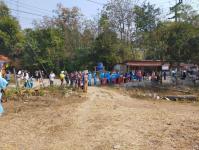 คลินิกชุมชนอบอุ่นฯ ร่วมดำเนินการค้นหาผู้ป่วย(โควิด-19) เชิงรุกในชุมชน หมู่บ้านแม่ปะ ต.แม่ปะ