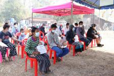 คลินิกชุมชนอบอุ่นฯ ร่วมดำเนินการค้นหาผู้ป่วย(โควิด-19) เชิงรุกในชุมชน หมู่บ้านแม่ปะ ต.แม่ปะ