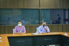 ผู้บริหารเทศบาลนครแม่สอดลงพื้นที่ตรวจเยี่ยมสถานศึกษา ในการเตรียมพร้อมในการเปิดเรียน