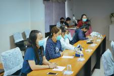 ผู้บริหารเทศบาลนครแม่สอดลงพื้นที่ตรวจเยี่ยมสถานศึกษา ในการเตรียมพร้อมในการเปิดเรียน