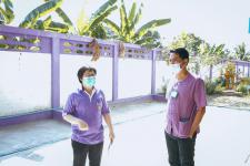 ผู้บริหารเทศบาลนครแม่สอดลงพื้นที่ตรวจเยี่ยมสถานศึกษา ในการเตรียมพร้อมในการเปิดเรียน