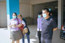 ผู้บริหารเทศบาลนครแม่สอดลงพื้นที่ตรวจเยี่ยมสถานศึกษา ในการเตรียมพร้อมในการเปิดเรียน