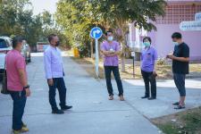 ผู้บริหารเทศบาลนครแม่สอดลงพื้นที่ตรวจเยี่ยมสถานศึกษา ในการเตรียมพร้อมในการเปิดเรียน