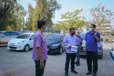 ผู้บริหารเทศบาลนครแม่สอดลงพื้นที่ตรวจเยี่ยมสถานศึกษา ในการเตรียมพร้อมในการเปิดเรียน