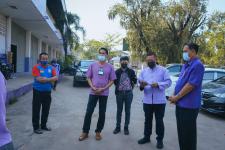 ผู้บริหารเทศบาลนครแม่สอดลงพื้นที่ตรวจเยี่ยมสถานศึกษา ในการเตรียมพร้อมในการเปิดเรียน