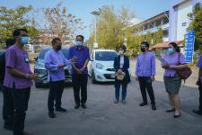 ผู้บริหารเทศบาลนครแม่สอดลงพื้นที่ตรวจเยี่ยมสถานศึกษา ในการเตรียมพร้อมในการเปิดเรียน