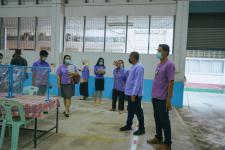 ผู้บริหารเทศบาลนครแม่สอดลงพื้นที่ตรวจเยี่ยมสถานศึกษา ในการเตรียมพร้อมในการเปิดเรียน