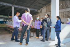 ผู้บริหารเทศบาลนครแม่สอดลงพื้นที่ตรวจเยี่ยมสถานศึกษา ในการเตรียมพร้อมในการเปิดเรียน