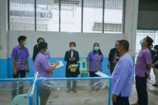 ผู้บริหารเทศบาลนครแม่สอดลงพื้นที่ตรวจเยี่ยมสถานศึกษา ในการเตรียมพร้อมในการเปิดเรียน