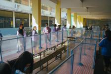 ผู้บริหารเทศบาลนครแม่สอดลงพื้นที่ตรวจเยี่ยมสถานศึกษา ในการเตรียมพร้อมในการเปิดเรียน