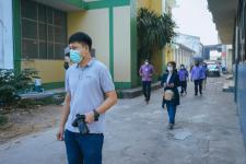 ผู้บริหารเทศบาลนครแม่สอดลงพื้นที่ตรวจเยี่ยมสถานศึกษา ในการเตรียมพร้อมในการเปิดเรียน