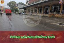 ดับเพลิงเเม่สอด ออกฉีดล้างแม่สอดมูลนิธิสามัคคีการกุศล ศาลเจ้าจีน