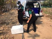 นักวิชาการสุขาภิบาล ลงพื้นที่เก็บตัวอย่างน้ำเพื่อวิเคราะห์คุณภาพภาพทิ้งน้ำเสียชุมชน กรณีเรื่องร้องเรียนปัญหาน้ำเสียจากลำห้วยแม่สอด