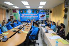 กองวิชาการและแผนงานจัดการประชุมคณะกรรมการพัฒนาท้องถิ่นเทศบาลนครแม่สอดการประชุมพิจารณาร่างแผนพัฒนาท้องถิ่น (พ.ศ.2561-2565) เพิ่มเติม ครั้งที่ 7 พ.ศ.2563