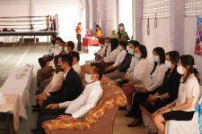 พิธีเปิดโครงการรณรงค์ป้องกันยาเสพติดในสถานศึกษา โรงเรียนกีฬาเทศบาลนครแม่สอด