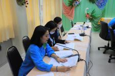 กองวิชาการและแผนงานจัดการประชุมคณะกรรมการพัฒนาท้องถิ่นเทศบาลนครแม่สอดการประชุมพิจารณาร่างแผนพัฒนาท้องถิ่น (พ.ศ.2561-2565) เพิ่มเติม ครั้งที่ 7 พ.ศ.2563