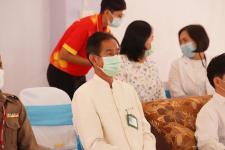 พิธีเปิดโครงการรณรงค์ป้องกันยาเสพติดในสถานศึกษา โรงเรียนกีฬาเทศบาลนครแม่สอด