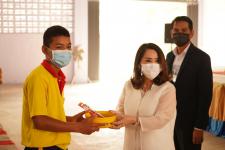 พิธีเปิดโครงการรณรงค์ป้องกันยาเสพติดในสถานศึกษา โรงเรียนกีฬาเทศบาลนครแม่สอด