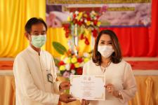 พิธีเปิดโครงการรณรงค์ป้องกันยาเสพติดในสถานศึกษา โรงเรียนกีฬาเทศบาลนครแม่สอด