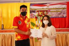 พิธีเปิดโครงการรณรงค์ป้องกันยาเสพติดในสถานศึกษา โรงเรียนกีฬาเทศบาลนครแม่สอด