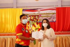 พิธีเปิดโครงการรณรงค์ป้องกันยาเสพติดในสถานศึกษา โรงเรียนกีฬาเทศบาลนครแม่สอด