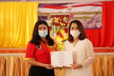 พิธีเปิดโครงการรณรงค์ป้องกันยาเสพติดในสถานศึกษา โรงเรียนกีฬาเทศบาลนครแม่สอด