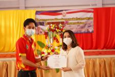 พิธีเปิดโครงการรณรงค์ป้องกันยาเสพติดในสถานศึกษา โรงเรียนกีฬาเทศบาลนครแม่สอด