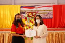 พิธีเปิดโครงการรณรงค์ป้องกันยาเสพติดในสถานศึกษา โรงเรียนกีฬาเทศบาลนครแม่สอด