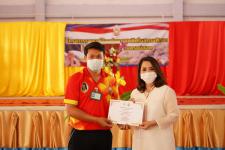 พิธีเปิดโครงการรณรงค์ป้องกันยาเสพติดในสถานศึกษา โรงเรียนกีฬาเทศบาลนครแม่สอด