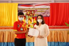 พิธีเปิดโครงการรณรงค์ป้องกันยาเสพติดในสถานศึกษา โรงเรียนกีฬาเทศบาลนครแม่สอด